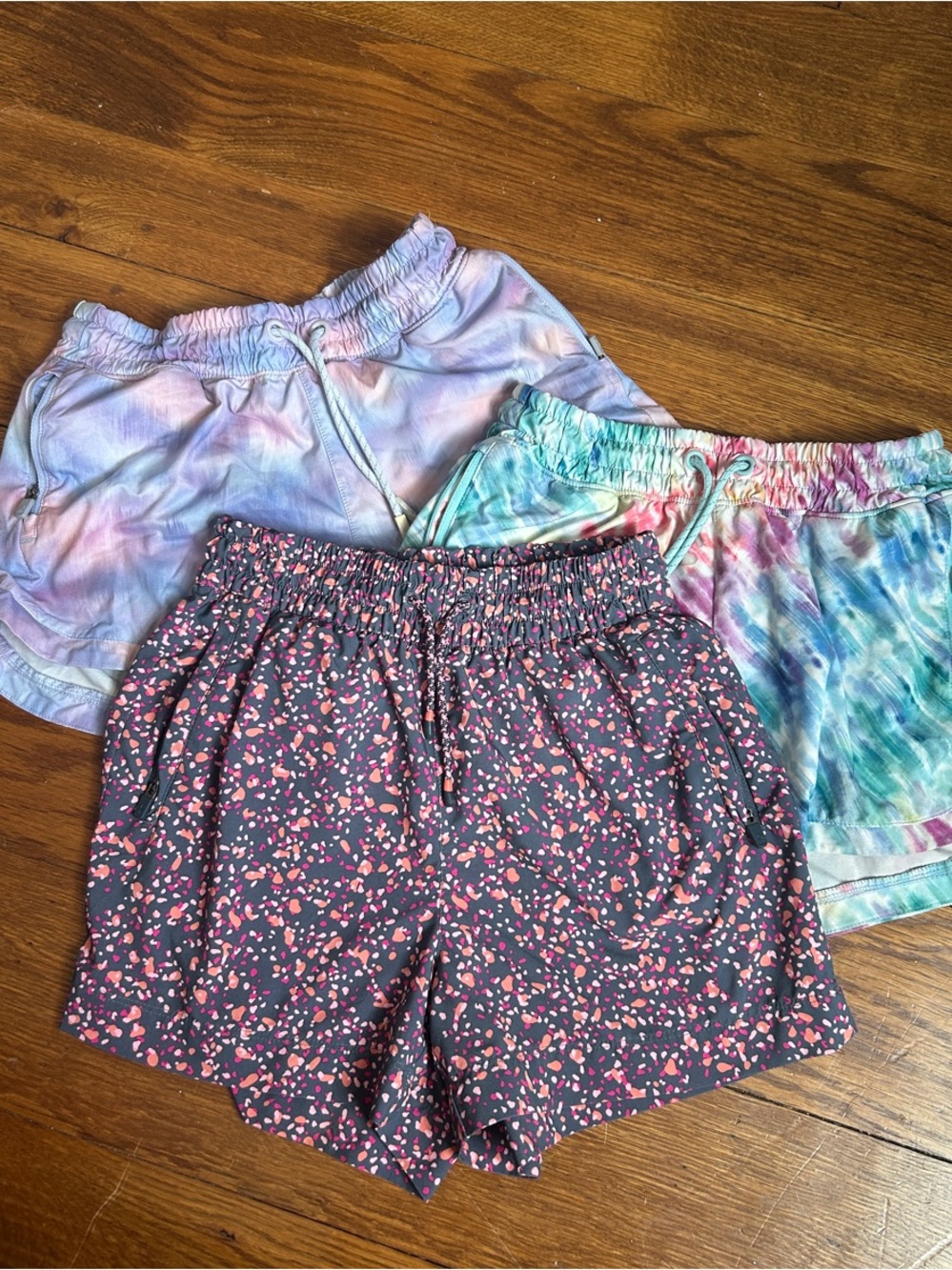 Athleta Girl set of 3 pairs of Athletic Shorts size L/12